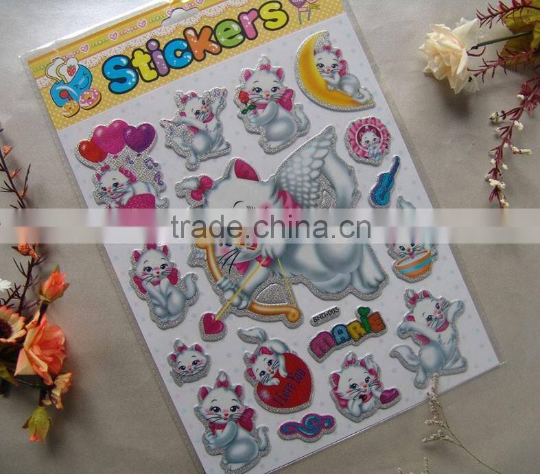 foam sticker,interesting 3d foam sticker,promotional gift 3d foam sticker