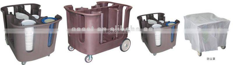 Roto mould Plastic Dish storage caddies, dish caddies for plates
