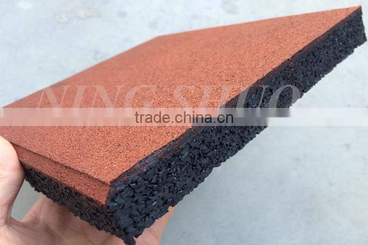 Trade Assurance safety crossfit gym flooring mat, rubber flooring gym