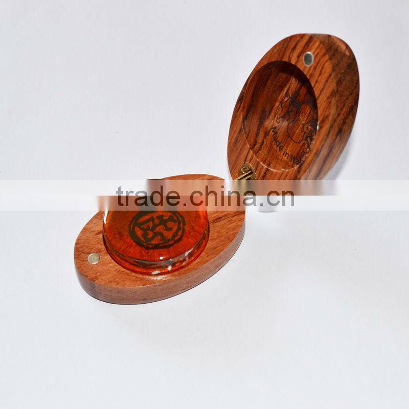 violin shape wood box packaged cello rosin