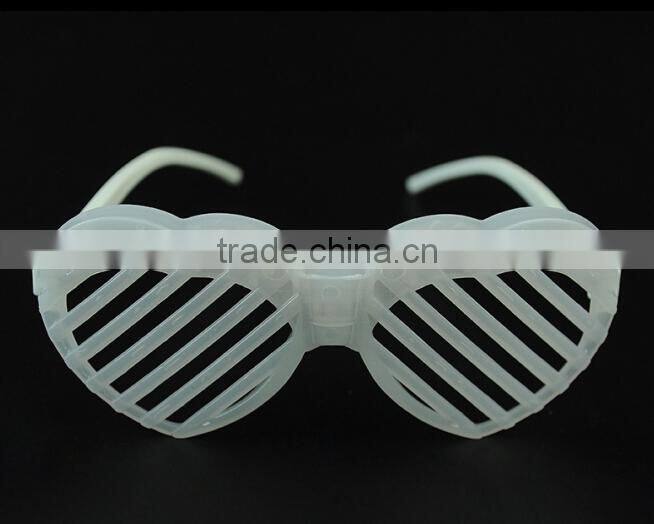 Plastic Flashing Light Up LED Glasses for girls