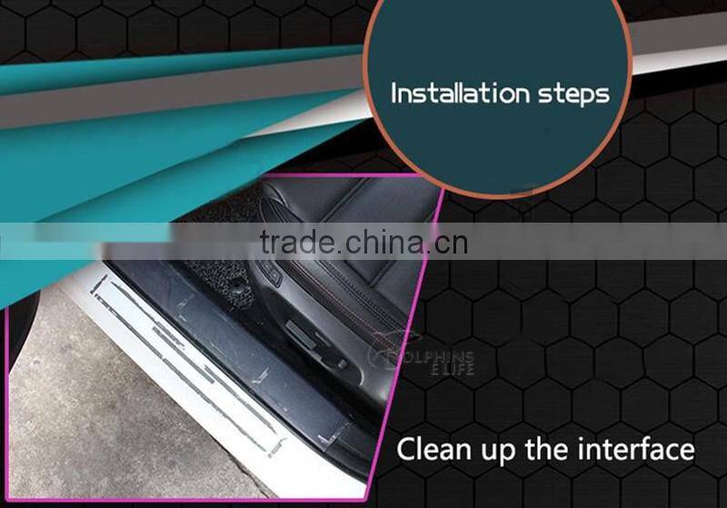 1 Pair Car LED Flash Door Sills Moving Scuff Plate Light Front Door For Volkswagen Golf Mk6 6 2009-2013