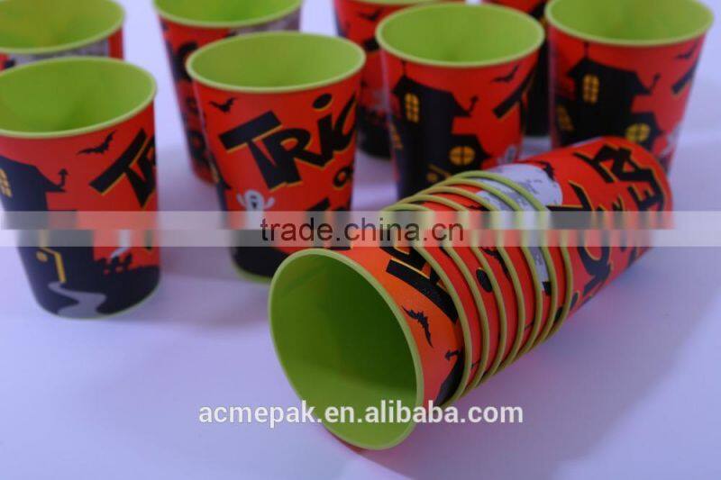 500ml IML tea milk coffee plastic cup