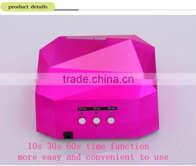 Nail diamond light nail led nail wholesale led a diamond light phototherapy machine 36 w lamp