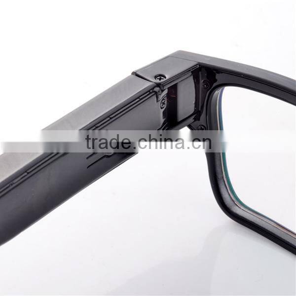 Black wireless hight definition 1080P video glasses full hd covered lens 300mAh battery capacity