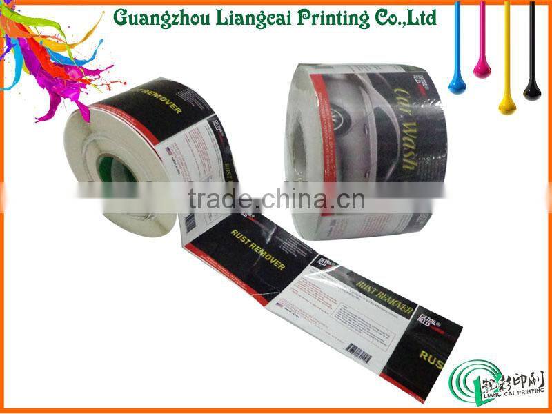 Eco-friendly adhesive sticker print sticker vinyl sticker with customized printting