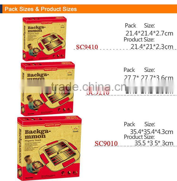 Most popular long lasting plastic backgammon set reasonable price