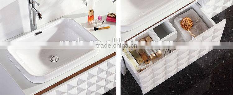 ROCH 8002 New Products European Luxury Wooden Bathroom Furniture