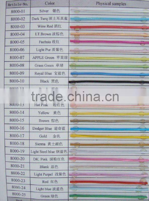 colorful metal craft wire