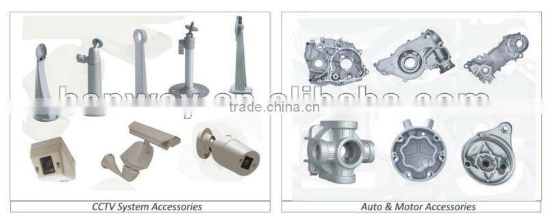 CNC machining black anodize aluminum die casting powder coating auto spare parts