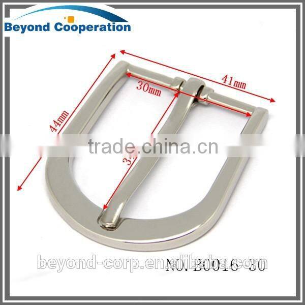 High quality poular style brief pin buckle for cowhide leather belt