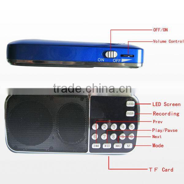 L-088 portable music radio speaker,OEM order is welcomed