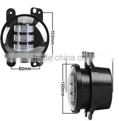 4Inch 30w projector lens LED fog lights with halo ring for wrangler fog lights