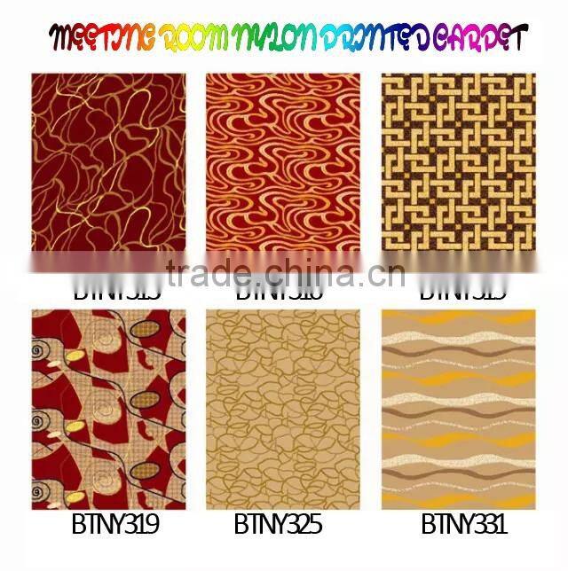 Luxurious Five Star Hotel Flooring commercial printed nylon carpet
