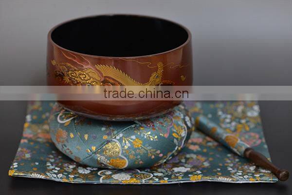 Dragon design Orin singing bowl for musical instruments