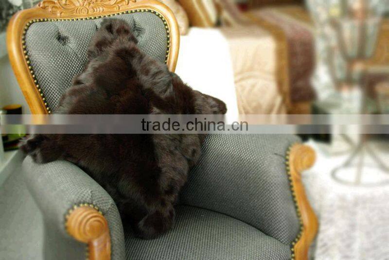 2016 Latest Design Genuine Fox Fur Cushion Cover Wholesale Home Decoration