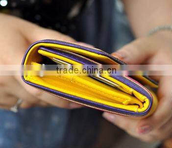 Wholesale girl's colorful wallets