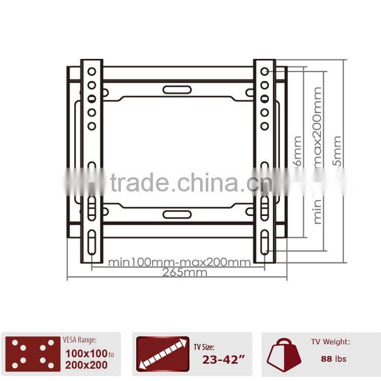 Drop Down Fijo Tv De Montaje En Pared Con El Estante Montado Techo Soportes Para Lcd