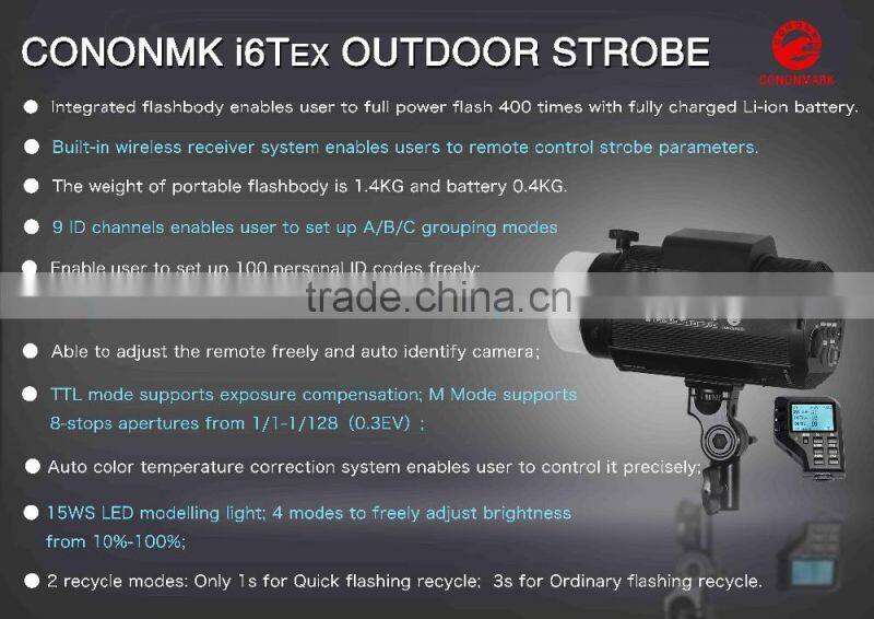 CONONMARK 600WS i6T EX photo strobe flashlight for Canon