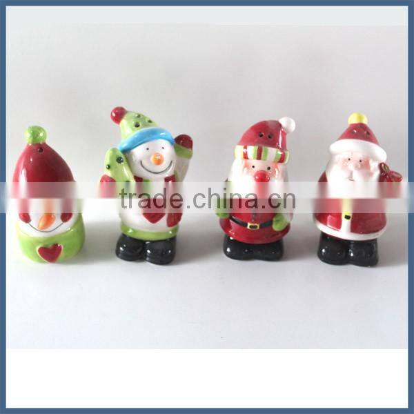 Christmas gift custom ceramic santa claus figurines