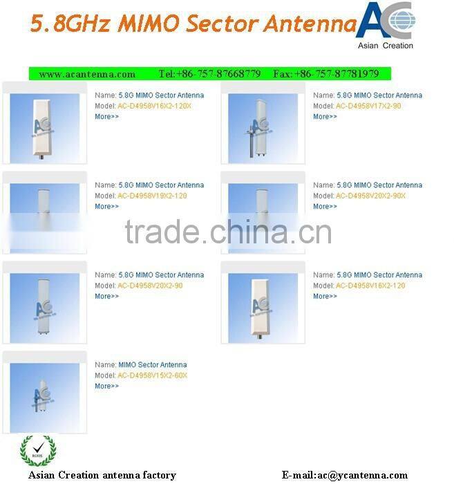 5G MIMO sector antenna telecommunication towers antenna