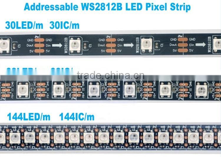 2016 hot sales 114 led strip ws2812b addressable led light