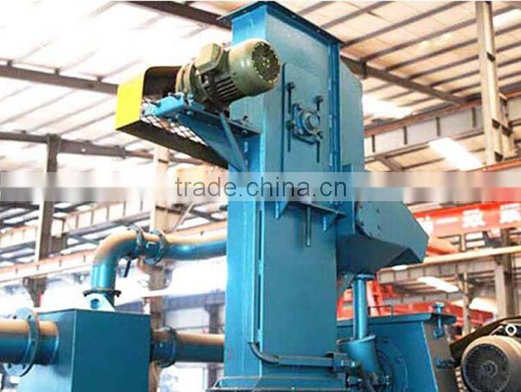 Q32 Tumble rubber/steel belt barrel shot blasting equipment China