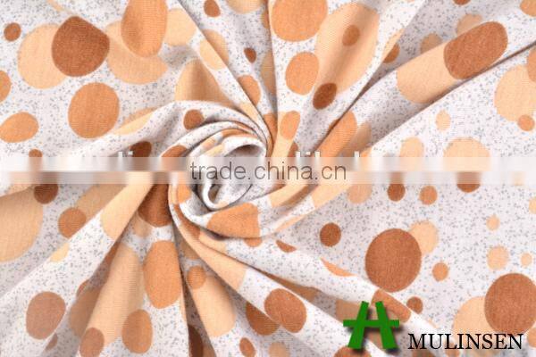 Mulinsen textile export poly spun printing polyester fabric breathable