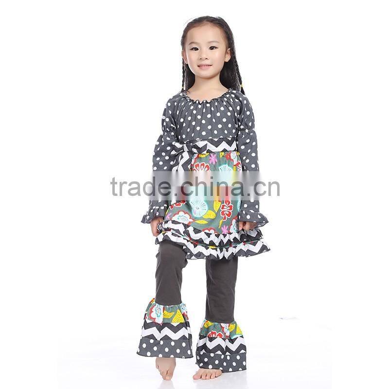 baby girls clothing set boutique print baby clothes childrens 2016 hot sale clothing set fall
