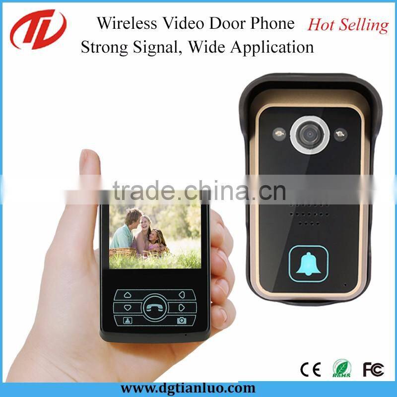 Single Home Digital Video Door Phone Handsfree Wireless Intercom System