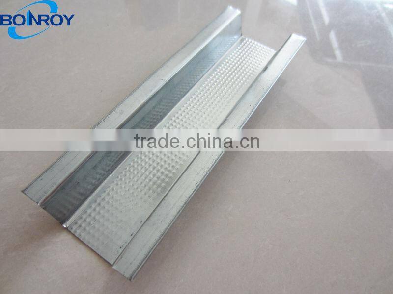 Galvanized metal stud and track for drywall steel 35*22*12*300*0.45mm
