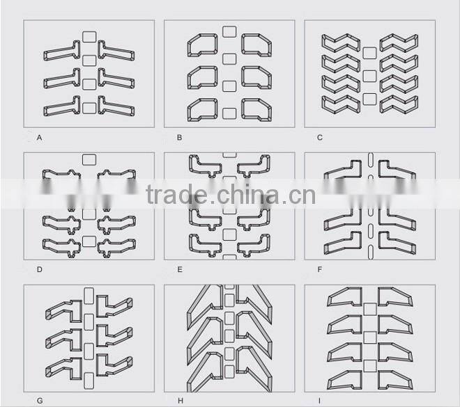 rubber crawler track, rubber track, rubber track undercarriage