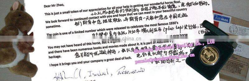 2 Horse Float Angle Load Deluxe Camper Float with tyre