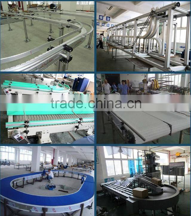 Food conveyor for slaughtering industry/modular belt conveyor line