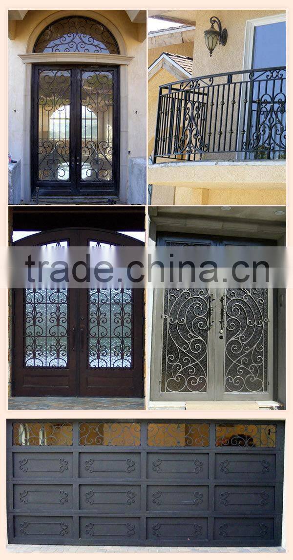 Morden Steel door Elegant house wrought iron doors rustless steel doors buy door from China Manufacturer made in Xiamen,China