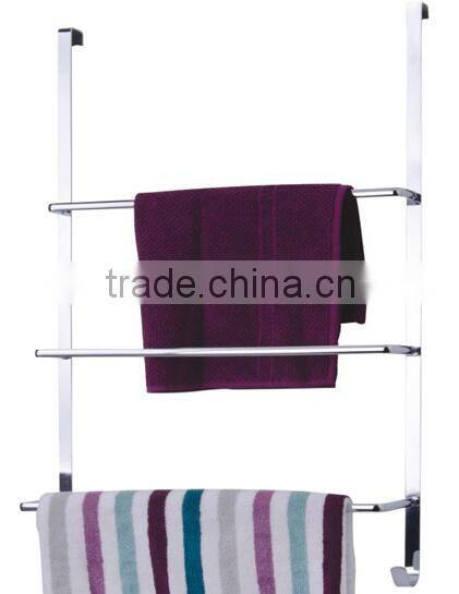 Wholesale 3 Tires Chrome Glass Shower Door Towel Bar