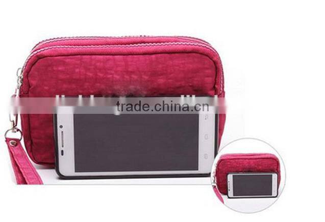 Leisure Multi-layer Wristlets Clutches Cell Phone Bag Wallet Pouch