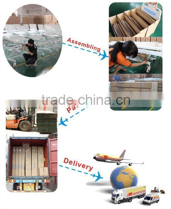 NFBS17 Hospital furniture Two function manual hospital beds