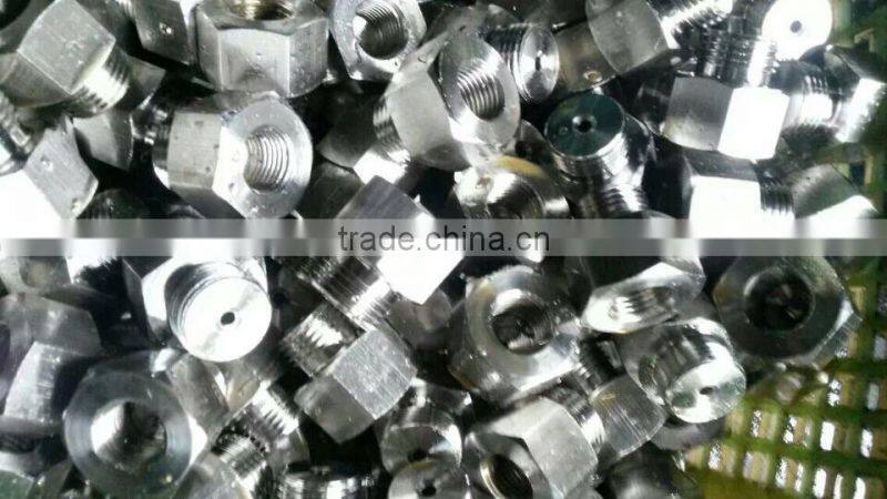 stainless steel threaded bolt nut