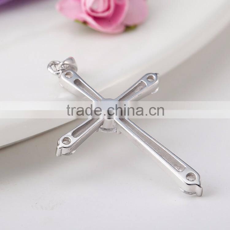 Sterling silver cross charm pendants