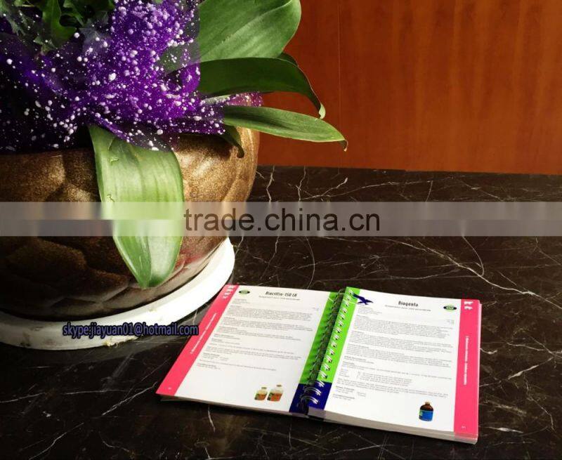 Spiral binding book full coloring agenda planner printing