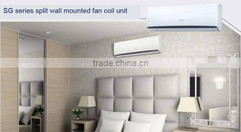 Central air conditioner use Gree SG series split wall mounted fan coil unit
