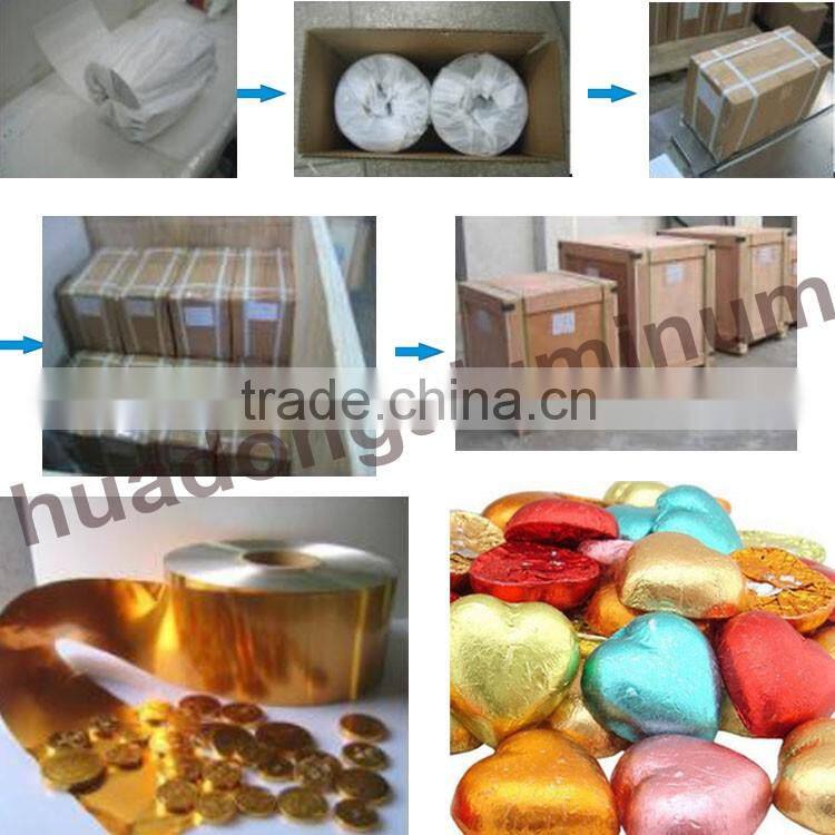 in different applications decorative aluminum foil