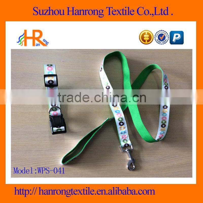 Dog leash and collar
