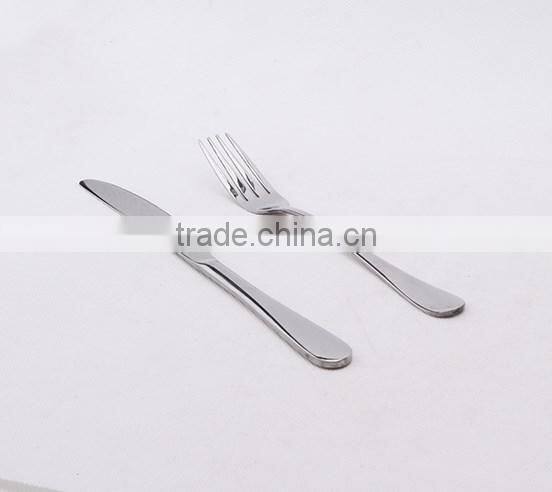 Low MOQ stainless steel flatware sets for restaurant