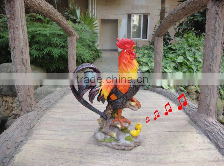 resin cock with motion sensor and light