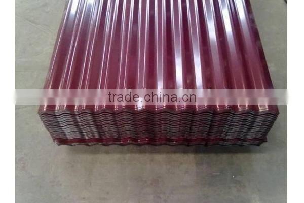 Building material cold rolled galvanized corrugated steel sheet