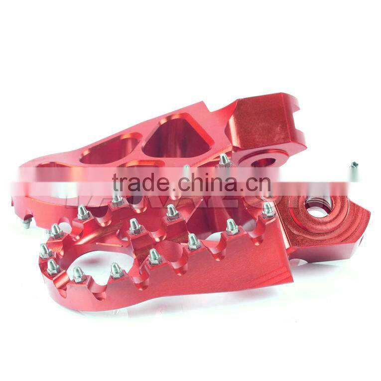 Suzuki Dirt Bike CNC Aluminum Footpeg Footrest Foot Pegs For RMZ250 2014