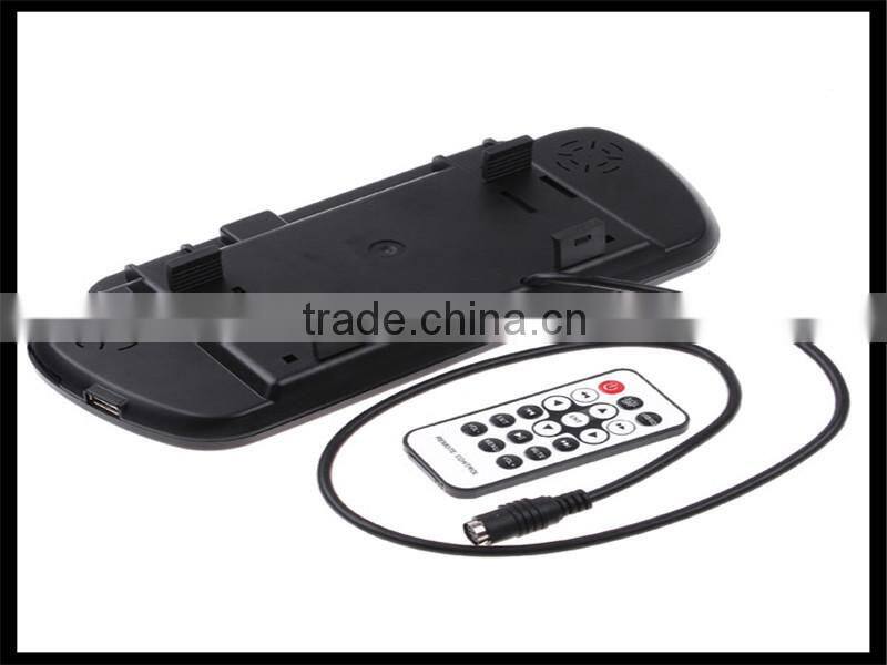 AV 7 Inch TFT best LCD Color Screen MP5 bluetooth SD USB Car Rear View Mirror