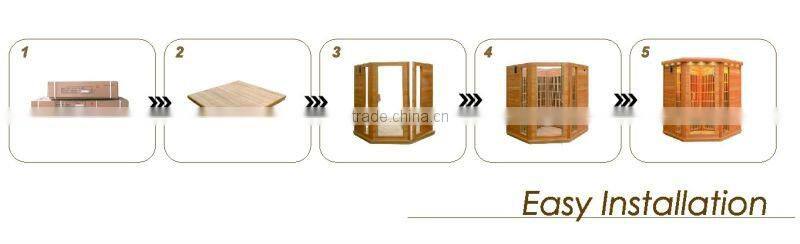 New luxury 2-in-1 bathroom equipment with hot stone heater